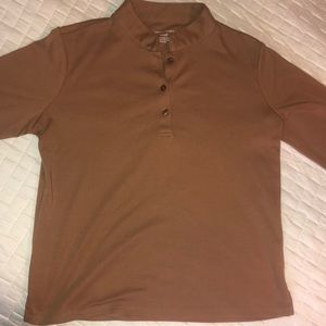Tan Henley Tee